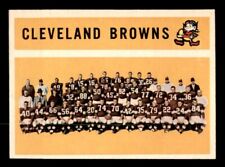 1960 Topps Football #31 Cleveland Browns Team NM/MT *e2