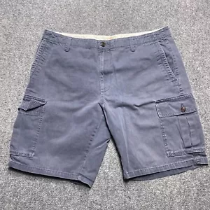 Dockers Shorts Men 38 Gray Cargo Casual Hiking Fishing Camp Utility - Picture 1 of 9