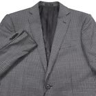 $498 John Varvatos Bedford Gray Check Sport Coat Blazer Jacket Mens Size 38R D7
