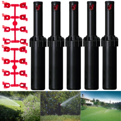 5x Hunter IRRIGATORE DINAMICO A TURBINA PGJ 04 TRAIETTORIA 14� CON ATTACCO 1/2" - Immagine 1 di 4