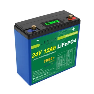 Batería LiFePO4 24V 12Ah Litio-Hierro-Fosfato Batería para Camping Barco Solar - Imagen 1 de 8