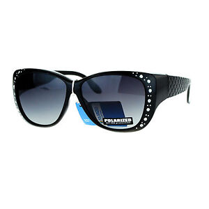 SA106 Polarized 55mm Fit Over OTG Butterfly Rhinestone Diva Sunglasses