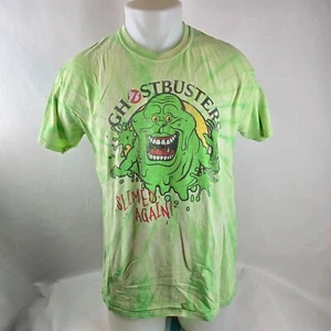 Ghostbusters T Shirt Mens Large Green Slimed Again Tie Dye Hybrid Graphic Tee - Picture 1 of 7