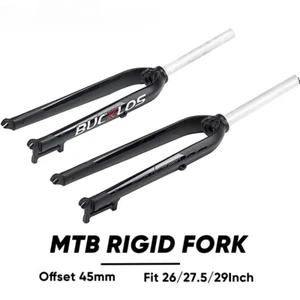 26/27.5/29inch Mountain Bike Hard Fork Disc Brake Straight Tube Rigid Front Fork - Picture 1 of 20