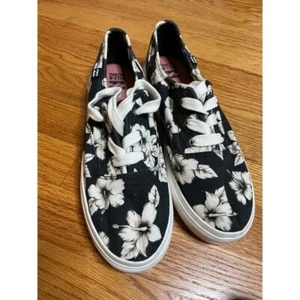Billabong Floral Canvas Sneaker Plateau Schuhe Freizeit bequem Größe 9 - Bild 1 von 4