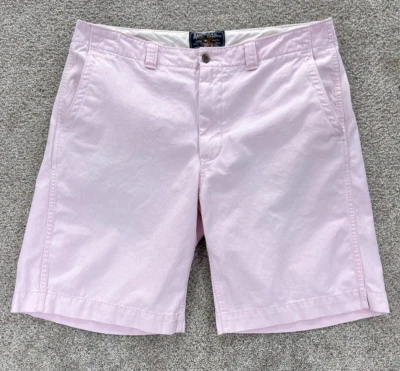 American Living Chino Short Mens 38x10 Pink Sand-Washed Cotton Eagle Americana - Image 1 of 4
