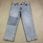 Abercrombie & Fitch Jeans Womens 32/14 Ankle Straight Ultra Hr Patch Curve Love