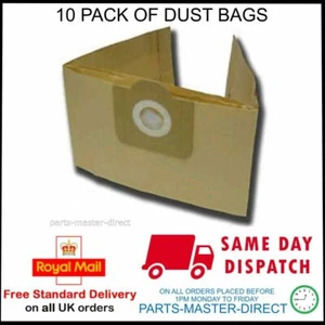 PRO-ACTION 20 / 30 LITRE VC9903 VM1220 WET DRY VACUUM CLEANER DUST BAGS 10 PACK - Picture 1 of 2
