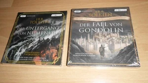 2x Hörbuch: J.R.R. Tolkien/Der Fall von Gondolin+Untergang von Numenor/unbenutzt - Bild 1 von 2