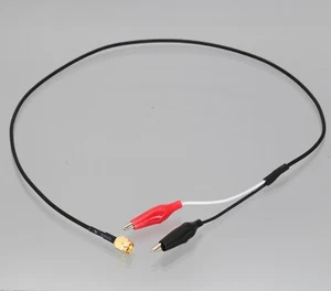 SMA male to 2x Crocodile 27mm Alligator clip RG316 Oscilloscope Test Cable 2~16' - Picture 1 of 6