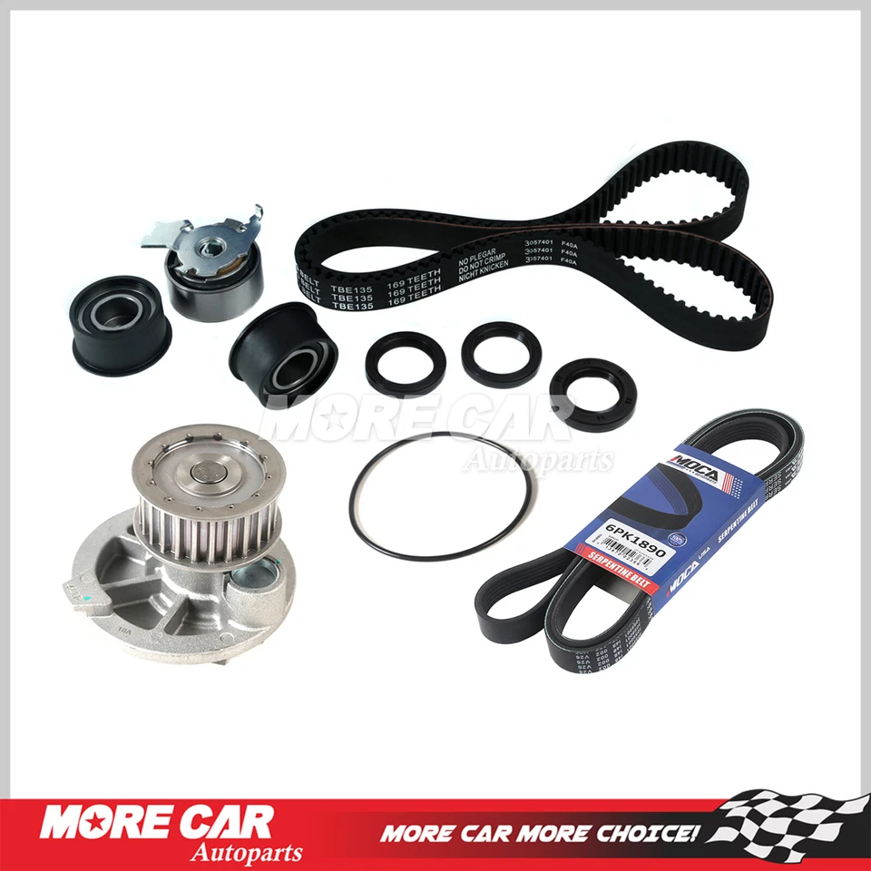 Kit de correa de distribución bomba de agua correa serpentina apta para Suzuki Forenza 2004-2008 2,0 L Foto 1 de 4