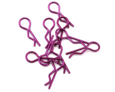 Yeah Racing Body Clips (Purple) (10) (1/10 or 1/8 Scale) [YEA-YA-0594PP] - Image 1 of 2