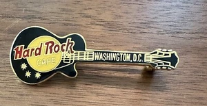 Hard Rock Cafe WASHINGTON D.C. Black Les Paul Guitar Pin - Picture 1 of 2