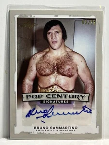 2014 Leaf Pop Century 03/25 ! Bruno Sammartino Autograph Signed WWE WWF - BA-BS1 - Picture 1 of 3