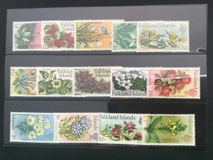 ICOLLECTZONE Falklandinseln 166-179 Sehr guter Zustand Blumen - Bild 1 von 1
