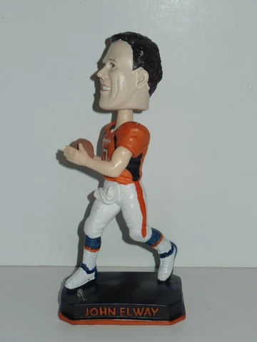 John Elway Bobblehead Denver Broncos NFL Damaged Cover