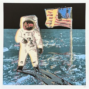 ANDY WARHOL - MoonWalk - signed, numbered edition 36/500, 50 x 50 cm, CMOA - Picture 1 of 6