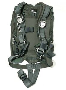 US MILITARY 65K1533 PERSONNEL PARACHUTE PACK TRAY HARNESS AIRCRAFT BAILOUT USAF 