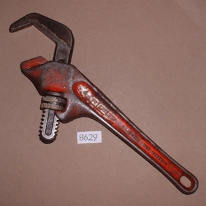 RIDGID E-110 Hex Offset Smooth Jaws 9.5" Pipe Wrench ... Made in USA - Picture 1 of 9