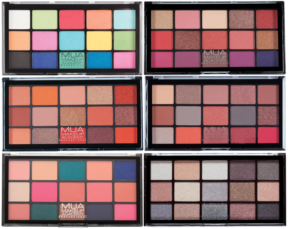 MUA 15 Shade Eyeshadow Palette Choose your Shade New & Sealed - Image 1 of 1