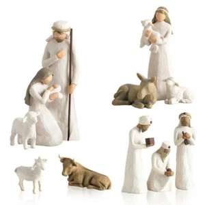 10-teiliges Krippenset Born Scene Willow-Tree Figur - Bild 1 von 12
