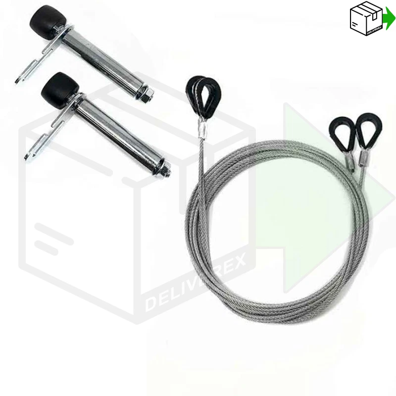 Garador Westland Mk3C S/S Roller Spindles 97mm & Cables Garage Door Repair Kit - Image 1 of 1