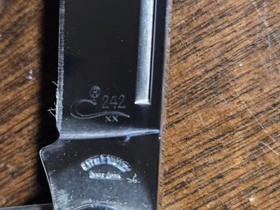 CASE XX SCROLLED ENCYCLOPEDIA SET  STAG GUNBOAT CANOE 5394 LITTLE VALLEY KNIFE - Image 1 of 4