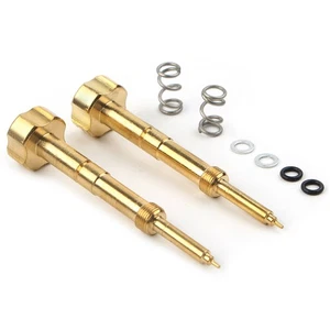 Adjustable Fuel Air Mixture Screws Upgraded Brass Fits Yamaha Raptor 660 01-05 - Bild 1 von 8