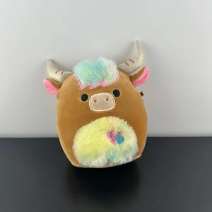 "Malvaviscos Candela Highland Vaca Corazones de San Valentín 5"" Peluche" - Imagen 1 de 2