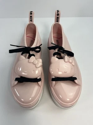 Melissa Be + Hello Kitty Limited Edition Plastic Sneakers Pink Women’s Size 8 - Image 1 of 4