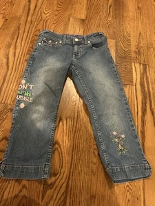 Original Bobby Jack Jeans Don’t Burst My Bubble Size 10 Girls y2k - Picture 1 of 19
