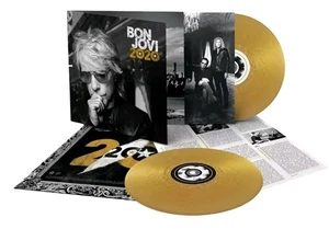 BON JOVI 2020 2LP GOLD COLORED Vinyl Island Records NEAR MINT - Picture 1 of 11