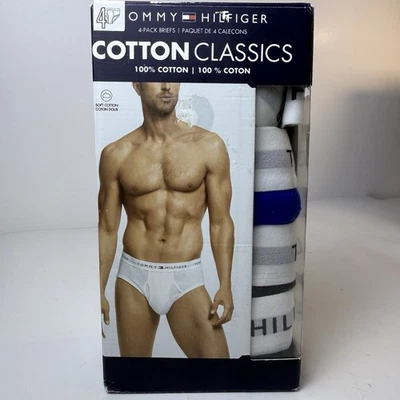 4 Tommy Hilfiger Hombre S Calzoncillos Algodón Clásico Azul Negro NUEVO Foto 1 de 3