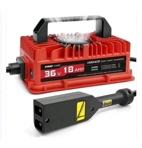 Caricabatteria carrello golf 18 AMP 36 Volt per EZGO TXT con spina stile D EPOWREY - Foto 1 di 10