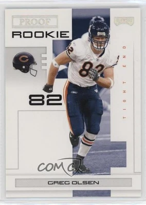 2007 Playoff NFL Playoffs Rookie Silver Proof /50 Greg Olsen #114 Rookie RC - Image 1 of 2