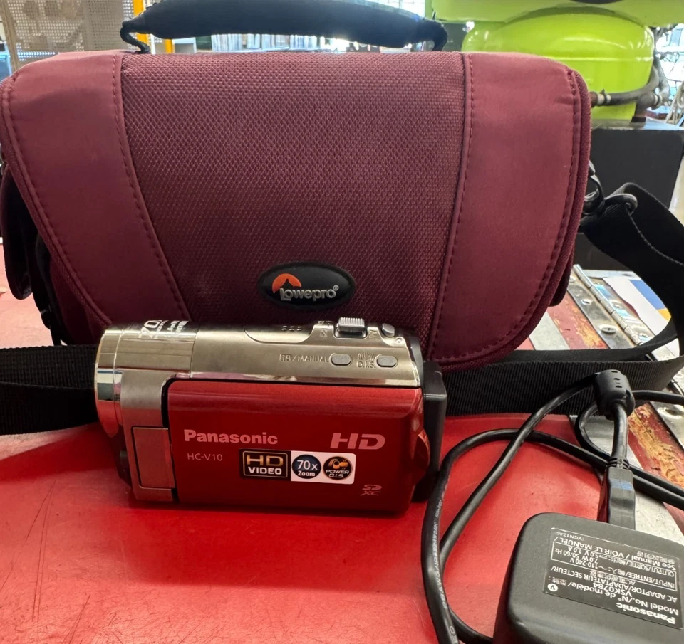 Panasonic V10 Camcorder -  Black - Image 1 of 4