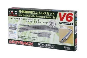 KATO N Gauge Outer Oval Track Set Starter Master1 Set V6 20-865 Railway Rail Set - Picture 1 of 5