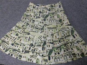 Jones New York Womens Skirt 10P Petites Green A-line stretch - Picture 1 of 10