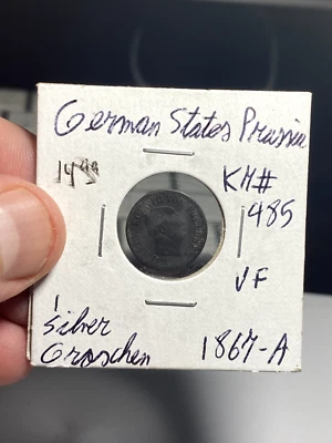 1867 A Germany 1 Silber Groschen - Image 1 of 2