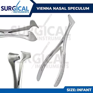 Espéculo nasal de Viena quirúrgico y veterinario pequeño (bebé) alemán de acero inoxidable GR - Imagen 1 de 10