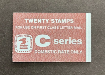 mystamps  US Booklet BK141, complete booklet, 1981, 20 each stamps at "C" rate - Image 1 of 2