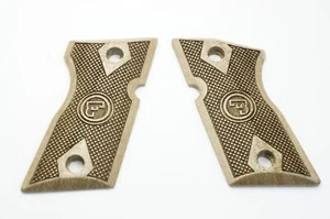 CUSTOM "CHECKERED" HAND MADE WALNUT PISTOL GRIPS FITS CZ 2075 RAMI & BD - Picture 1 of 2