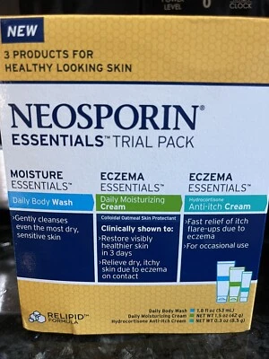 НЕОСПОРИН, необходимый пробный пакет — мытье тела, увлажняющий крем, крем против зуда - Изображение 1 из 4