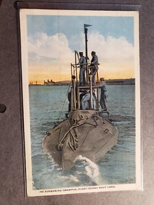 Submarine USS GRAMPUS SS-4 Naval Cover Unused Postcard - Picture 1 of 2