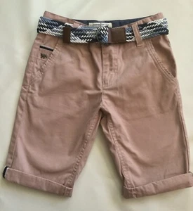 J by Jasper Conran Boys UK Designer Pink Shorts with Belt Age 7 (US Sz 8) - Picture 1 of 6