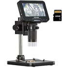 Coin Microscope, 4.3" IPS Screen, 50X-1000X Magnification, 1080P Photo
