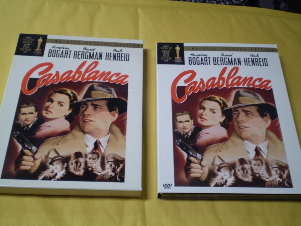 Casablanca     (2 DVD set, 2003)  Humphrey Bogart  Ingrid Bergman    w/Slipcover - Image 1 of 1