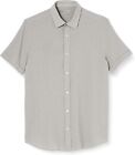 Mexx Men's Short Short Sleeve Shirt Leisure Shirt, Light Gray, S
