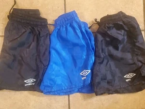 Lot Of 3 Soccer Size Xsmall Shorts Umbro Summer Spring - Picture 1 of 1