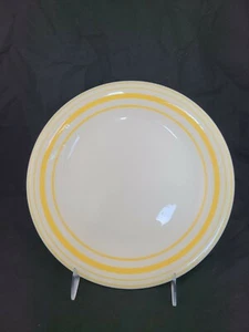 Piatto da portata giallo a righe estive di Pottery Barn usato in ottime condizioni - Foto 1 di 4